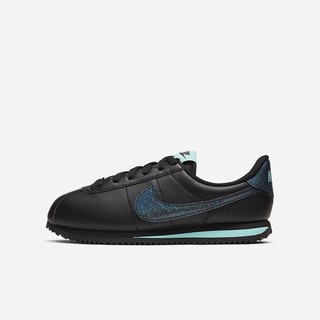 Pantofi Casual Nike Cortez Basic Fete Negrii Albastri Negrii | UMDN-51029